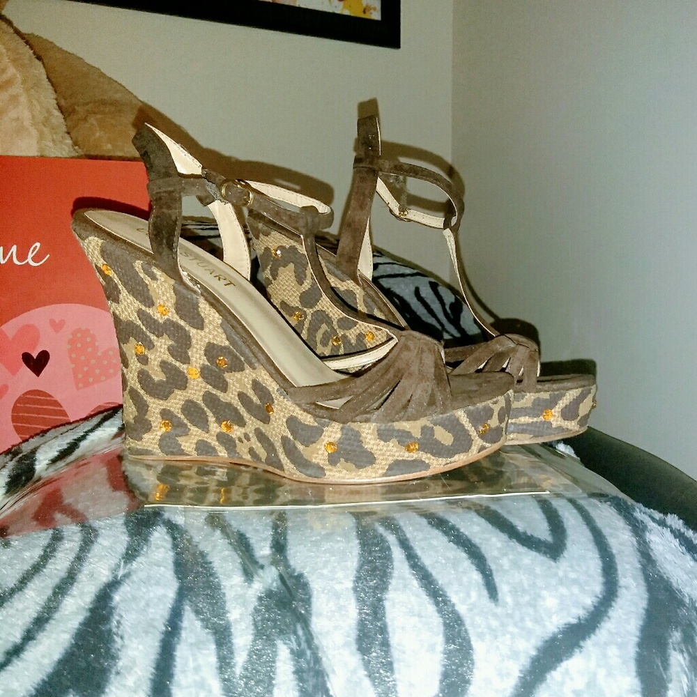 Animal Print wedges